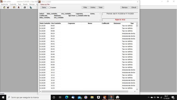Esportazione Excel
